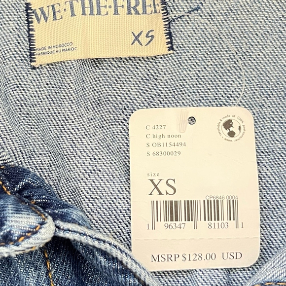 NWT Free People Marci Jumpsuit in High Moon Size XS - Picture 9 of 16